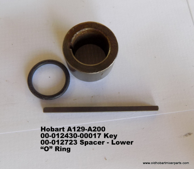Hobart 00-012430-00017 Key-00-012723 Spacer-"O" Ring 67500-78 Spacer Used Key-"O" Ring New